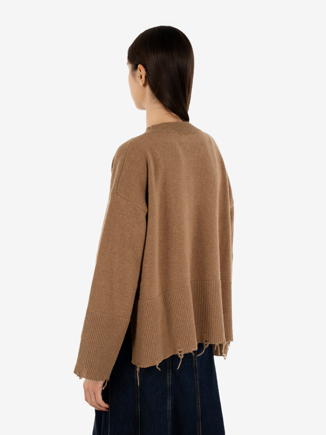Maglione a scatola cannella