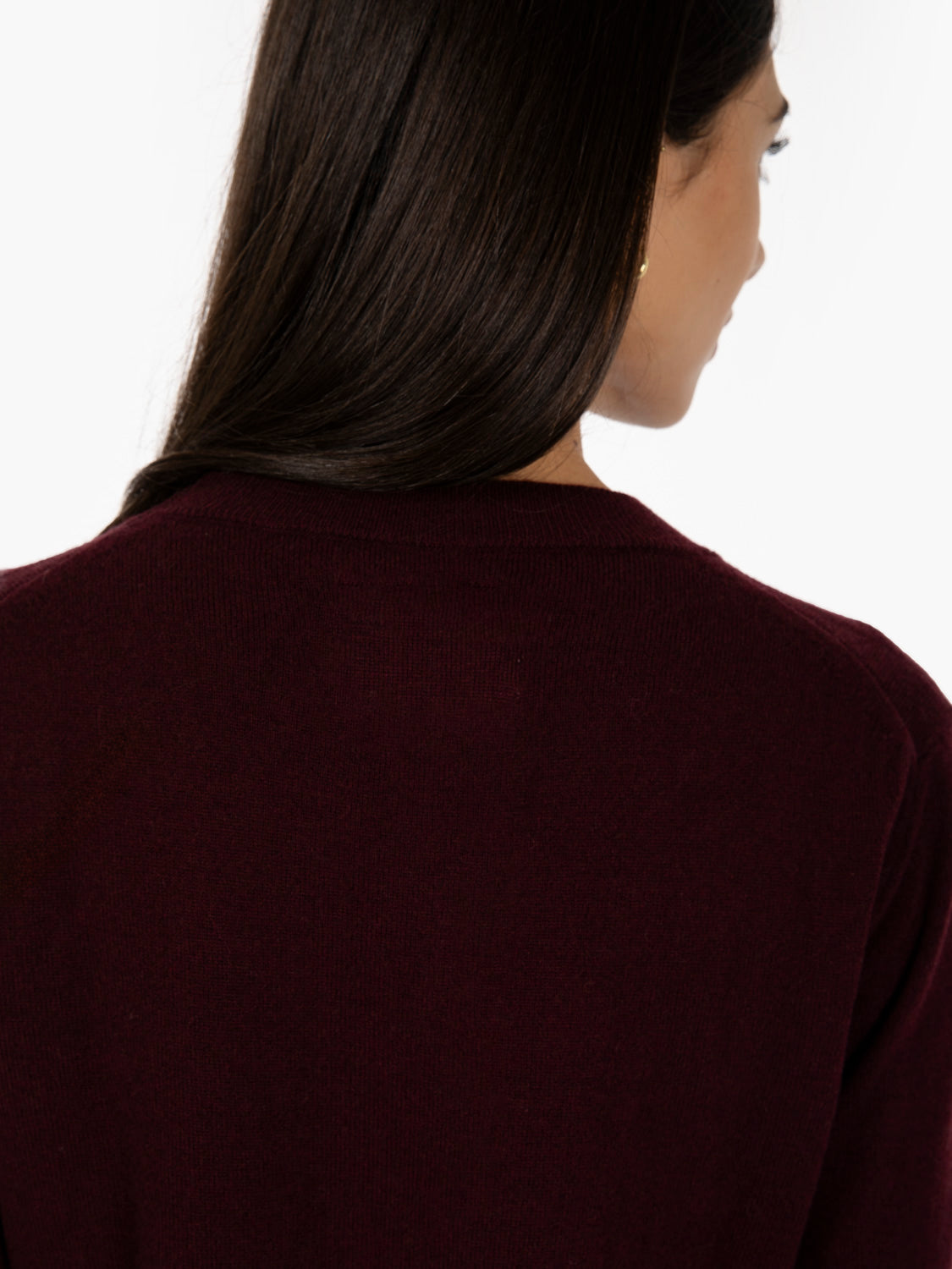 Maglione girocollo burgogne