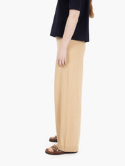 JEI O' - Pantaloni in maglia sabbia