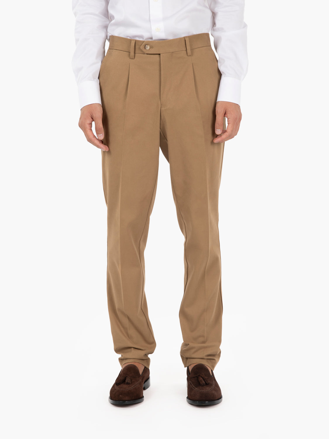 Abito doppiopetto beige