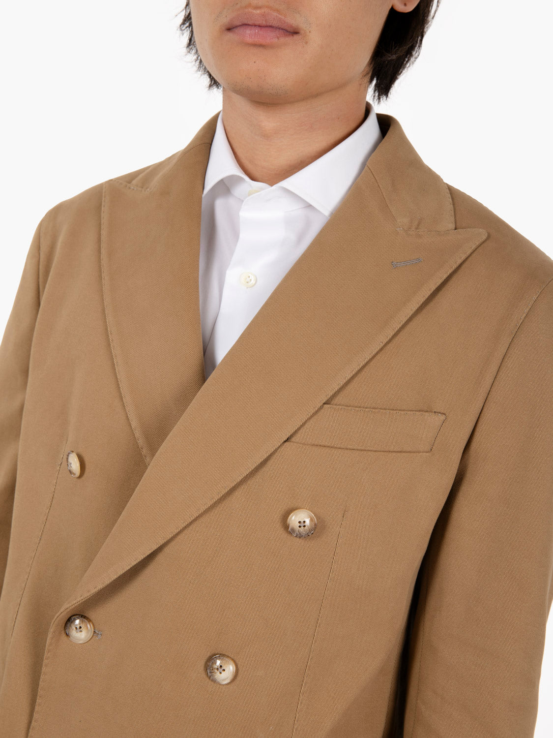 Abito doppiopetto beige