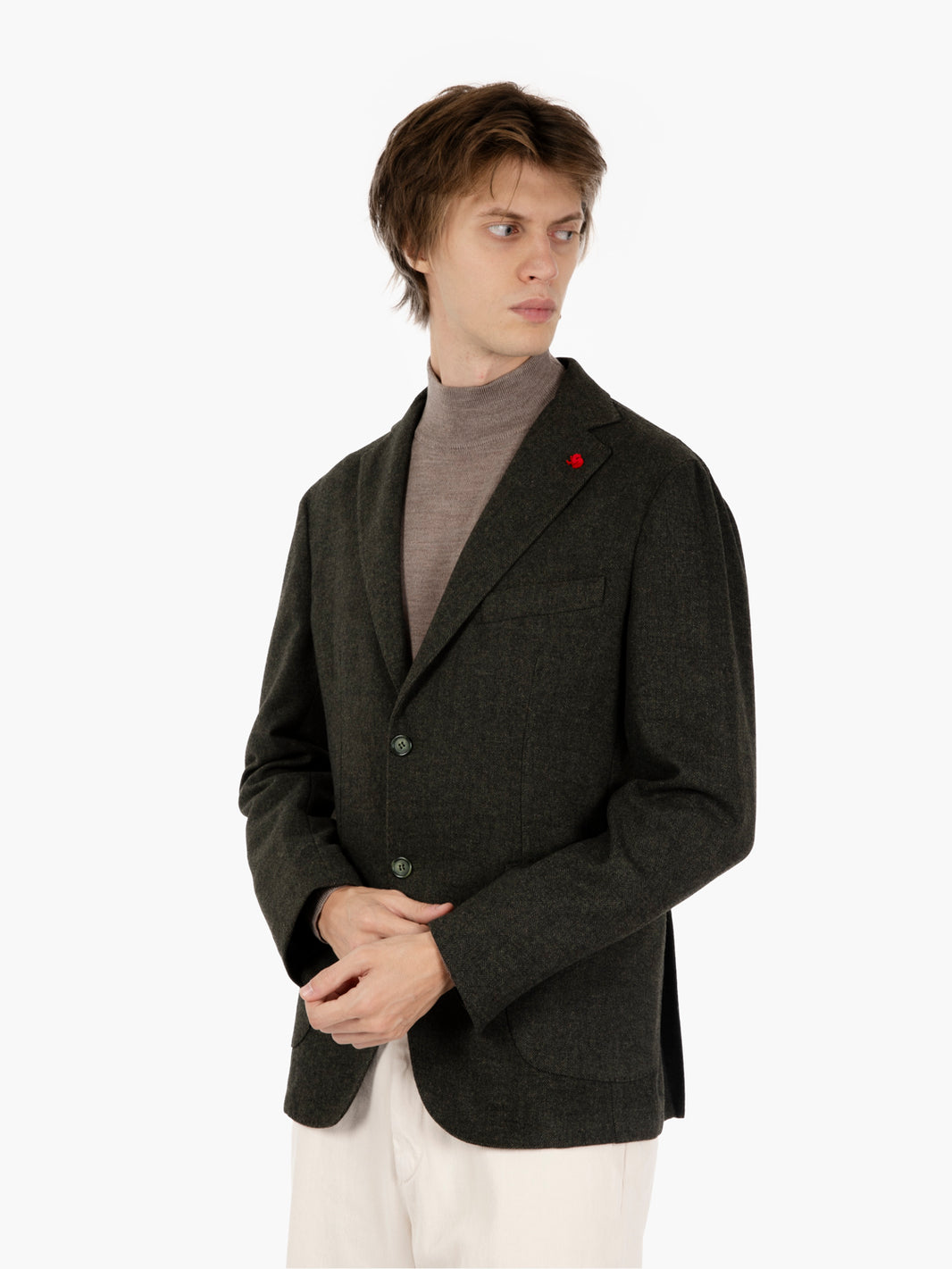 Blazer monopetto verde