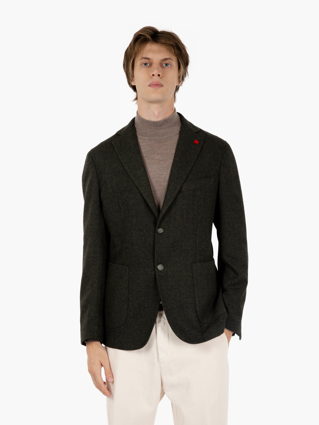 Blazer monopetto verde
