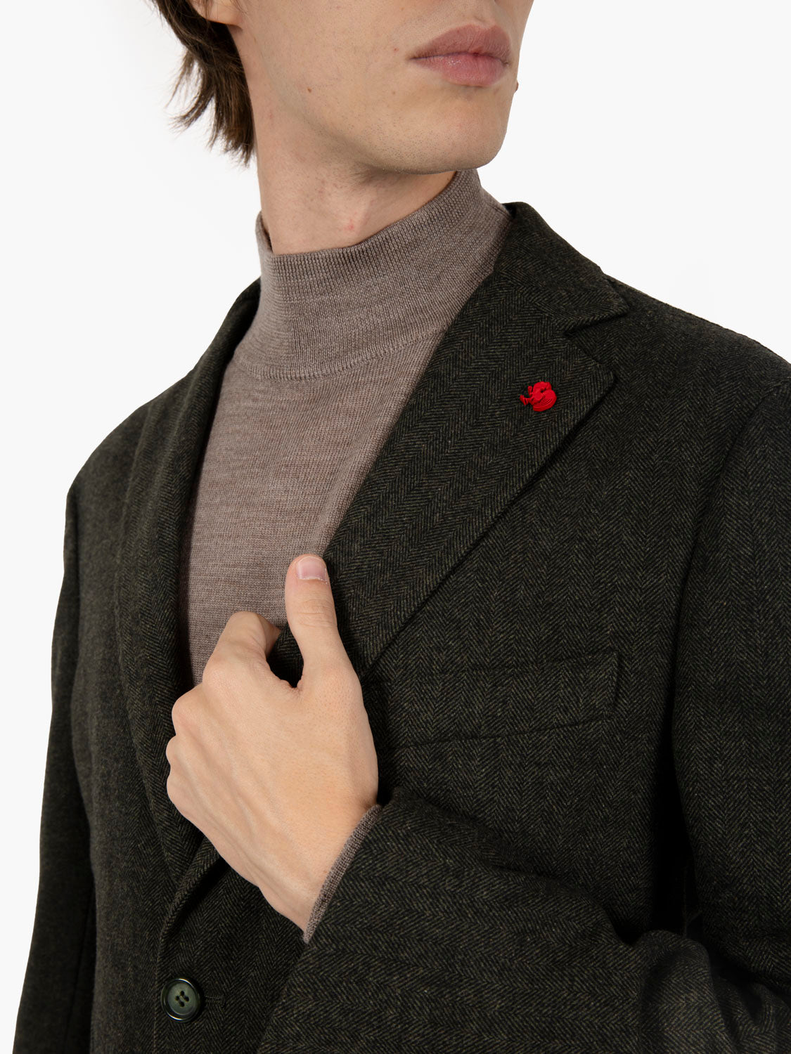 Blazer monopetto verde