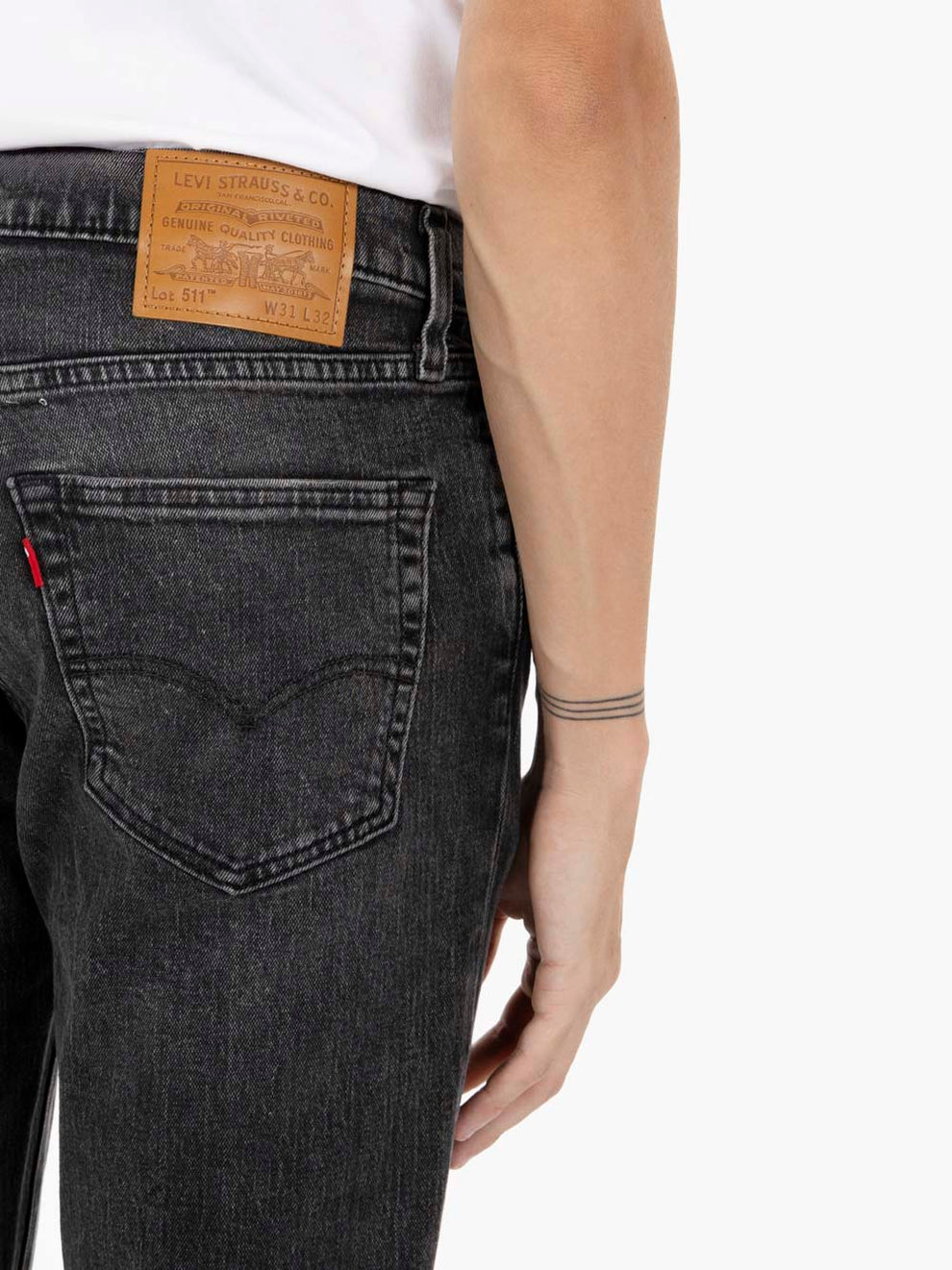 Jeans 511 slim L32 Overnighter - Nero