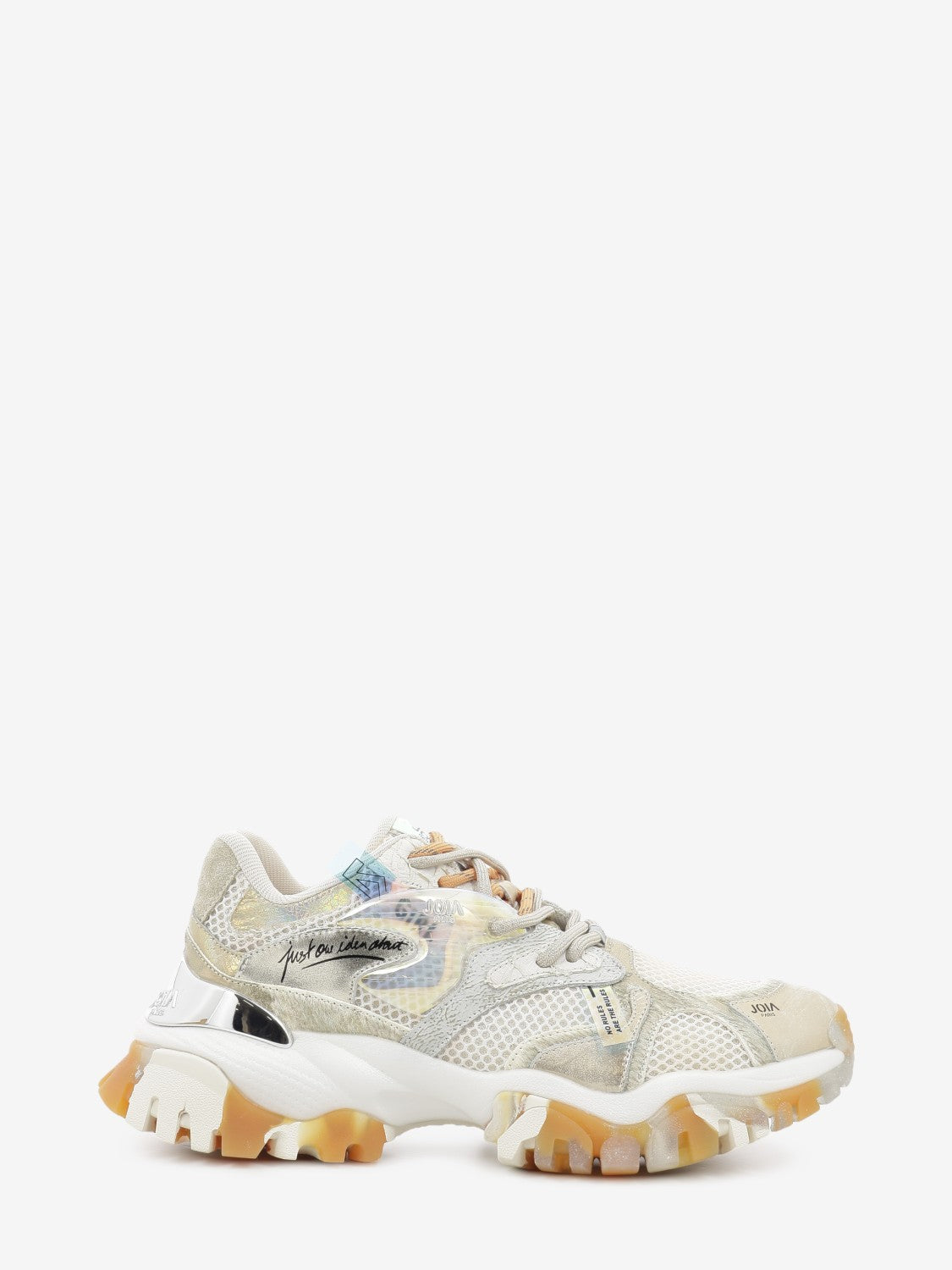 Sneakers Clash orange / gold
