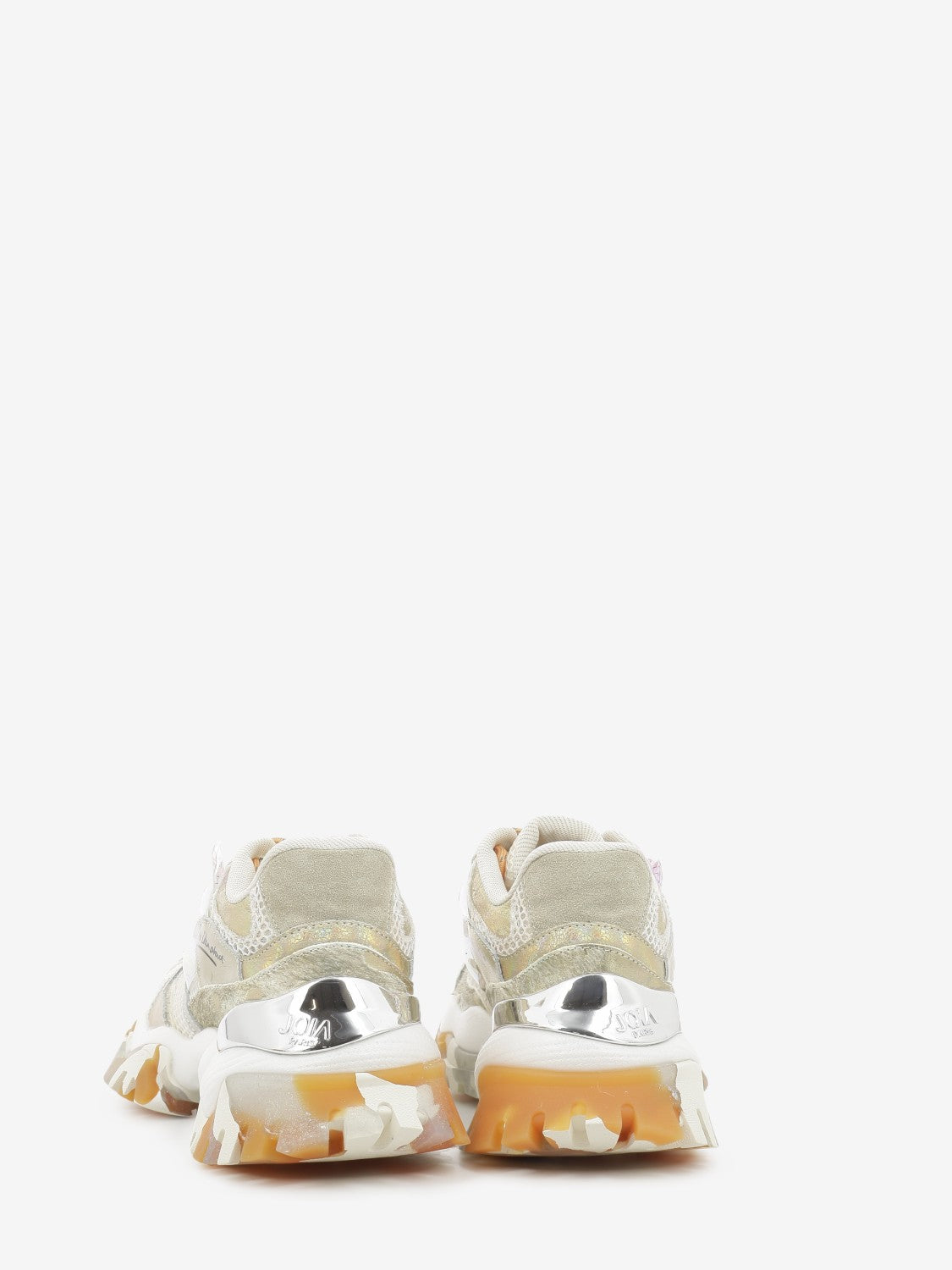 Sneakers Clash orange / gold