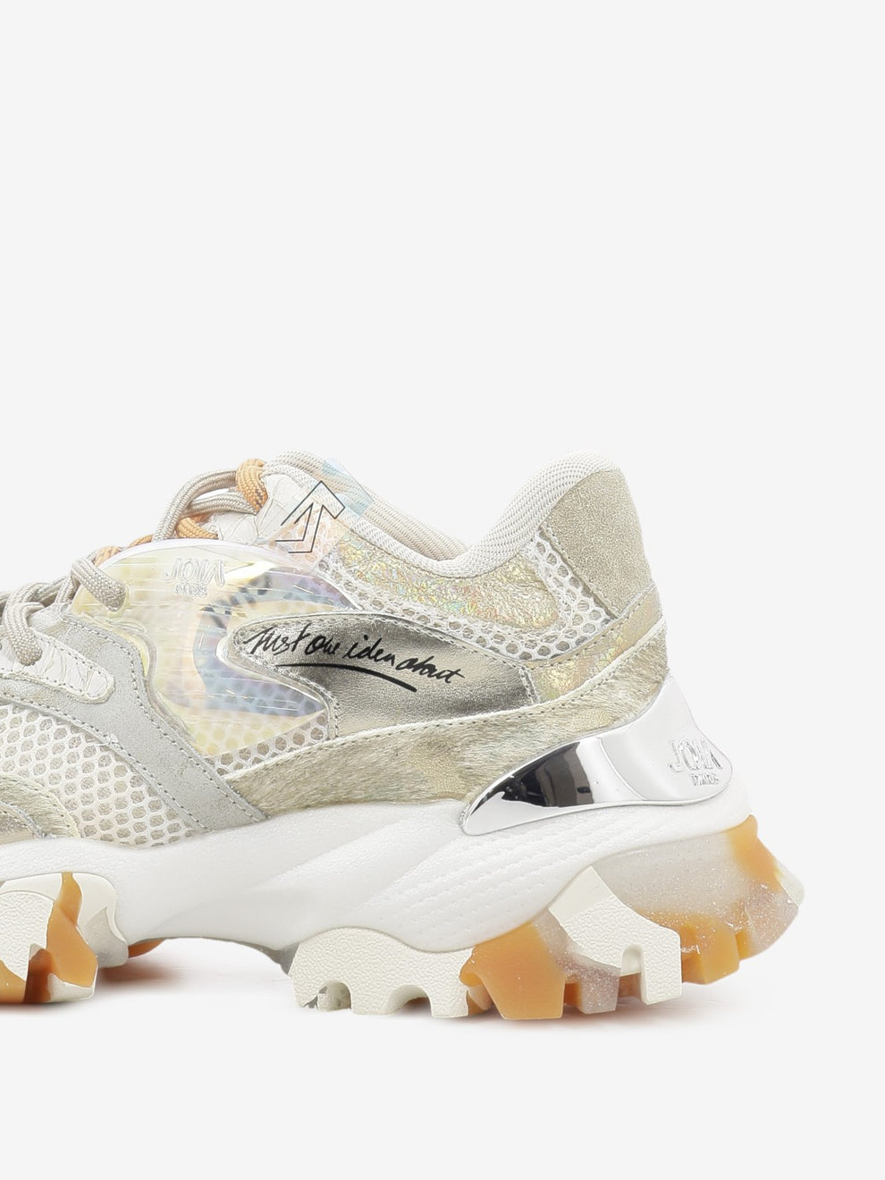 Sneakers Clash orange / gold