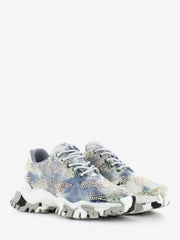 JOIA PARIS - Sneakers con strass all over argento / blu