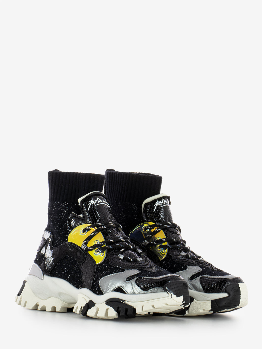 Sneakers Lazy black / silver