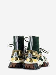 JOIA PARIS - Sneakers Lazy Darkgreen / Brown