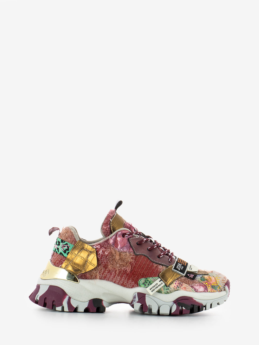 Sneakers Legion brown / red