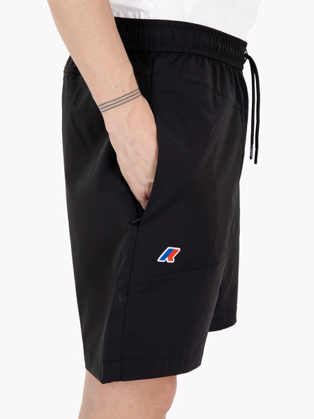 Bermuda sportivi Nesty travel black pure
