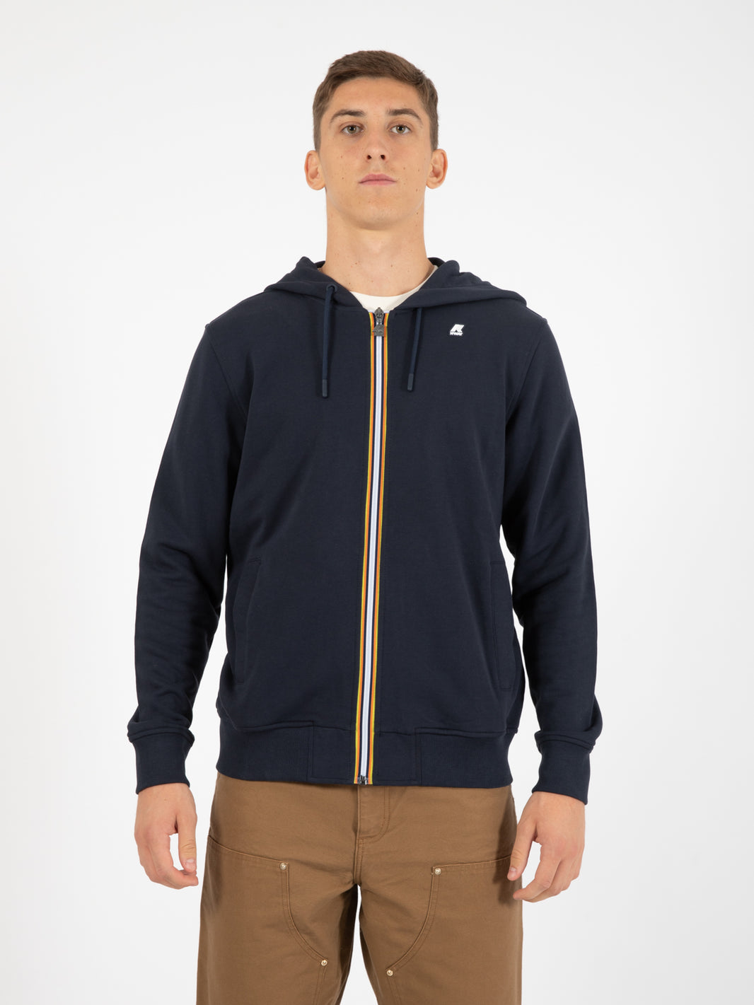 Felpa hoodie Anthony blue depht
