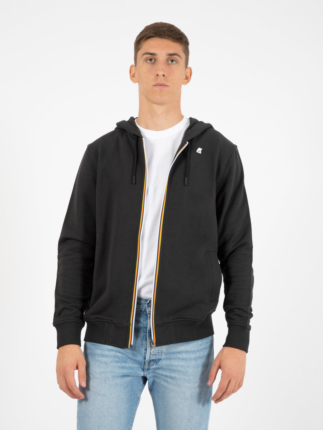 Felpa hoodie Anthony black pure