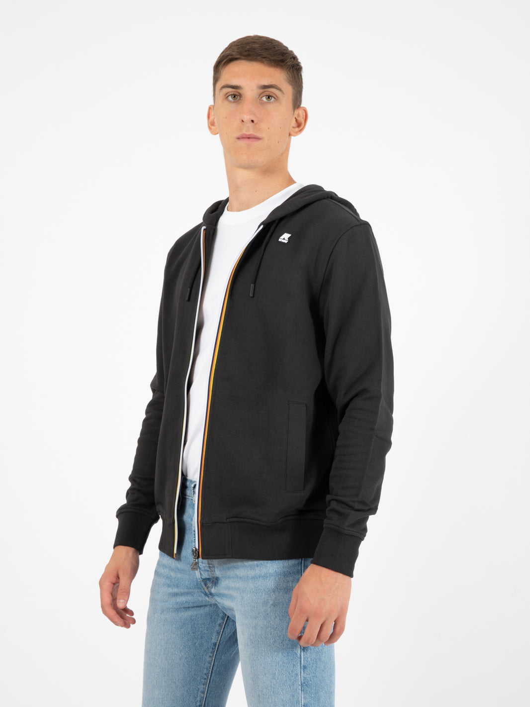 Felpa hoodie Anthony black pure