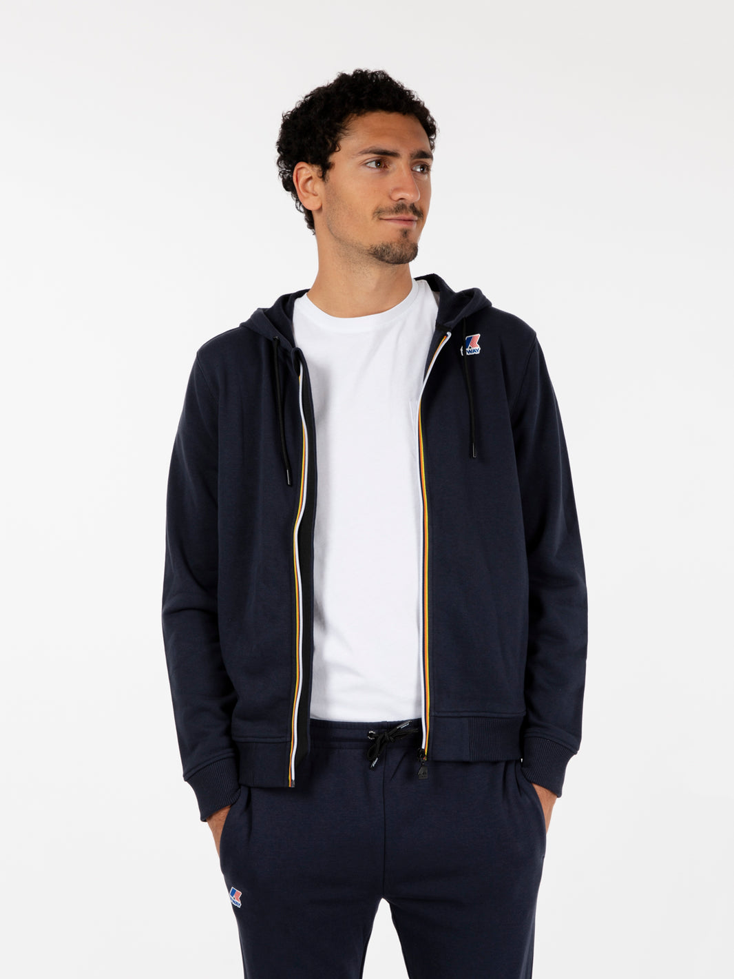 Le Vrai Arnel sweatshirt poly cotton blue depth
