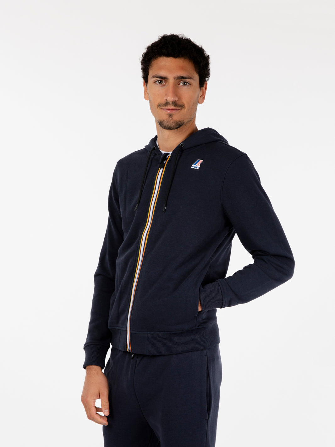 Le Vrai Arnel sweatshirt poly cotton blue depth