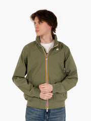 K-WAY - Giacca Amaury stretch nylon green lichen