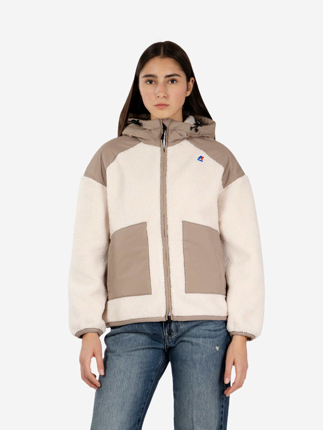 Giacca Angelique 4.0 Orsetto beige taupe / ecru