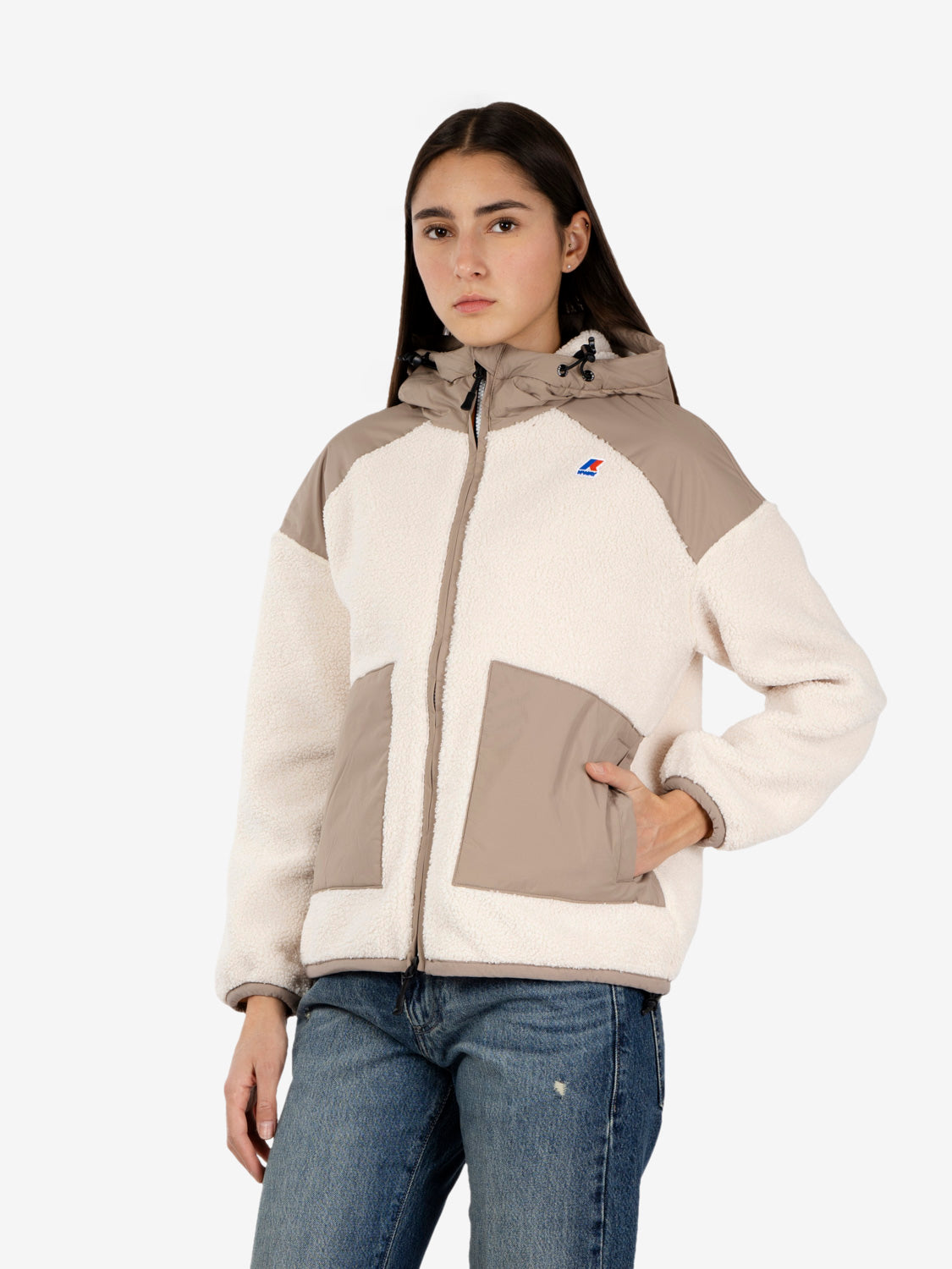 Giacca Angelique 4.0 Orsetto beige taupe / ecru