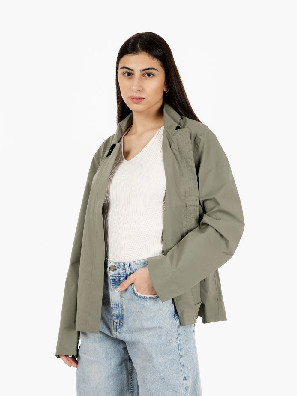 Arabel stretch jacket green lichen