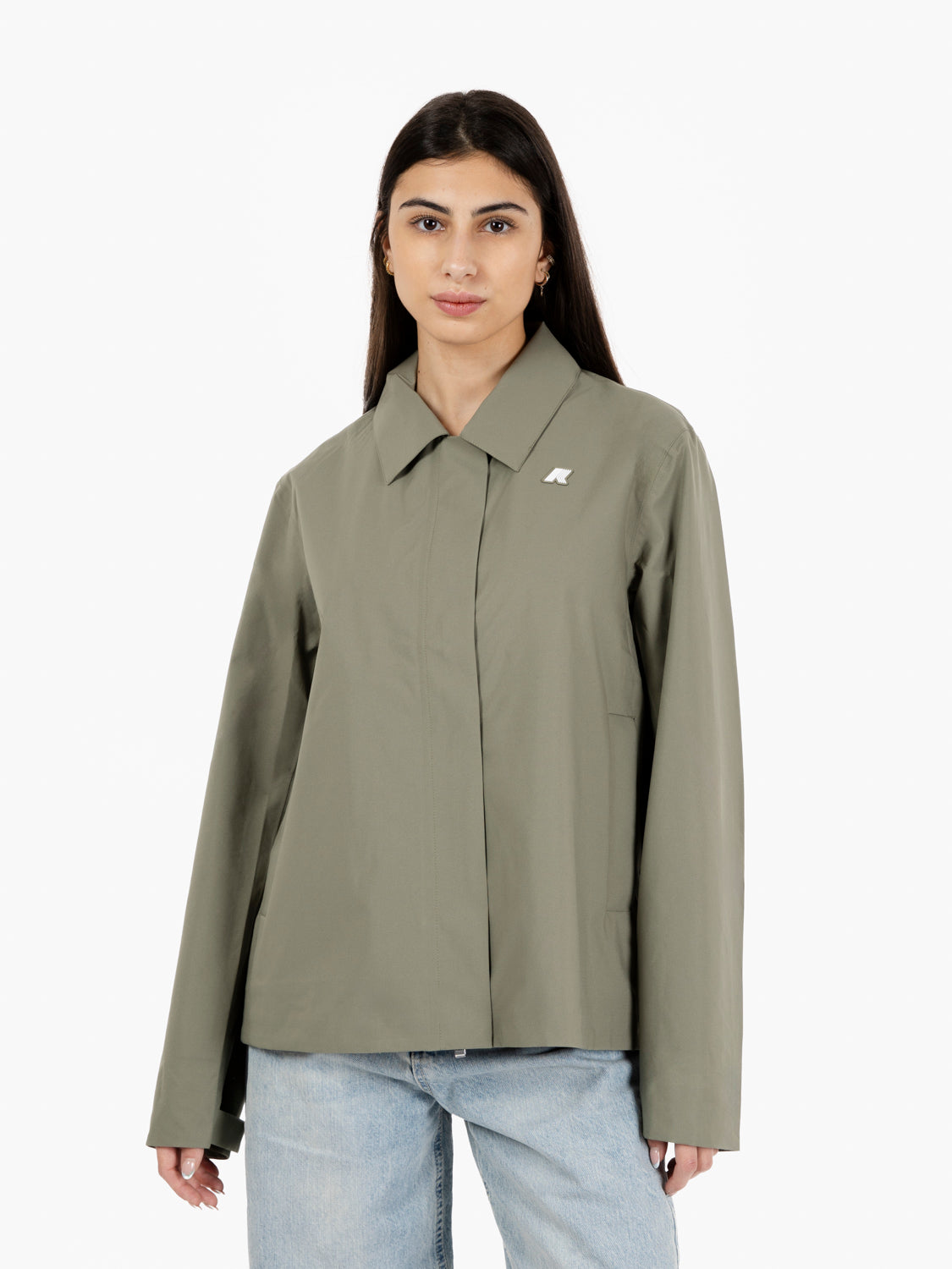 Arabel stretch jacket green lichen