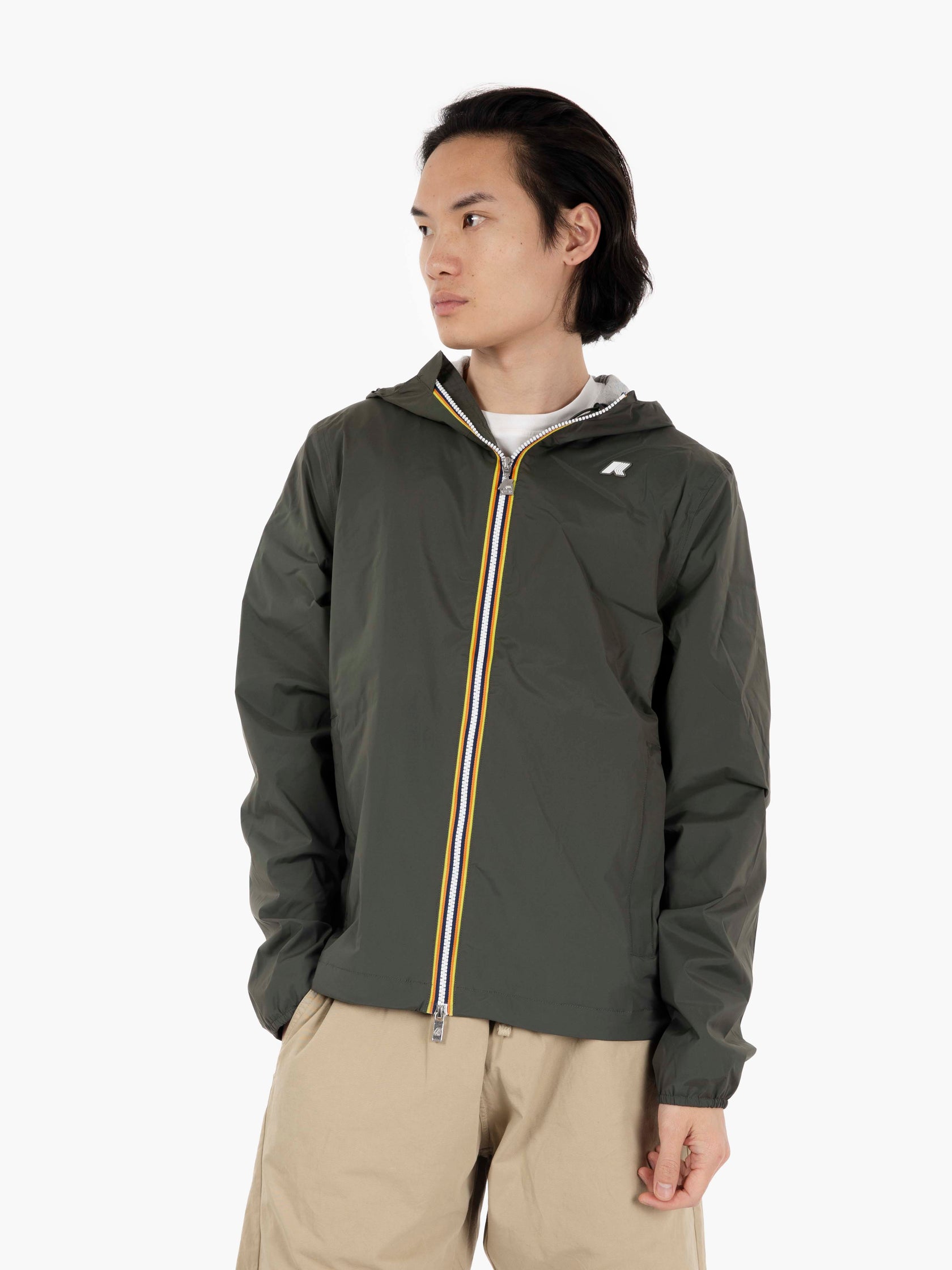 Giacca Jack stretch nylon jersey green blackish