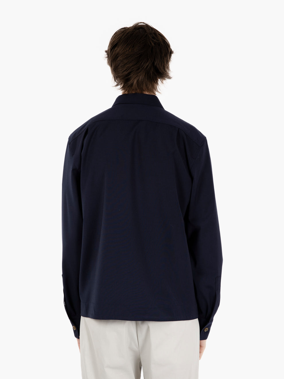 Giacca lana cordura navy