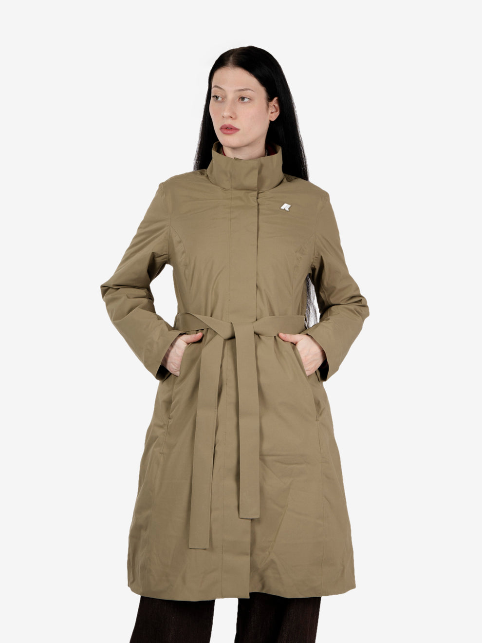 Miranda reversible jacket green army / dark red