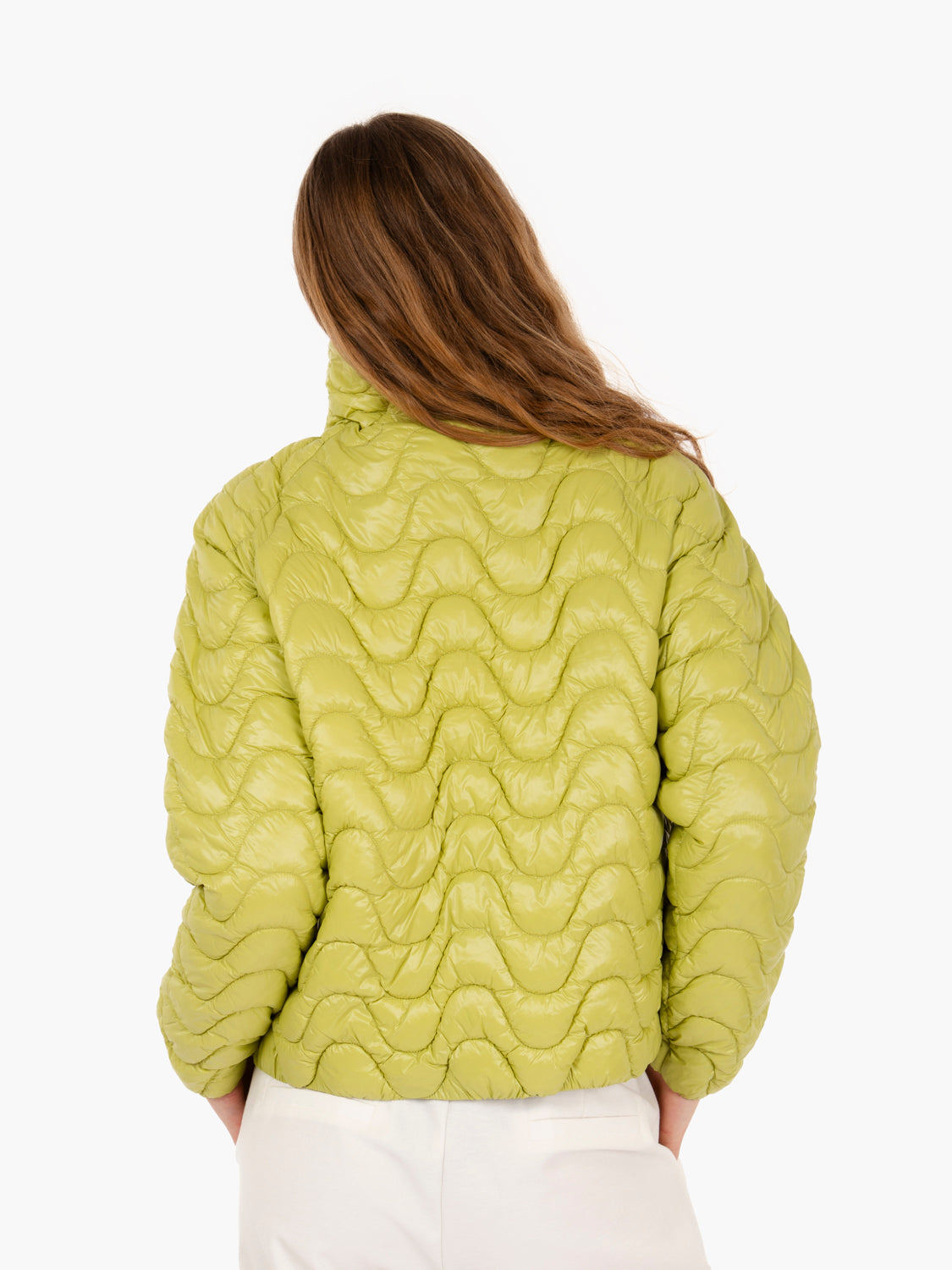 Giacca Soje quilter warm green moss