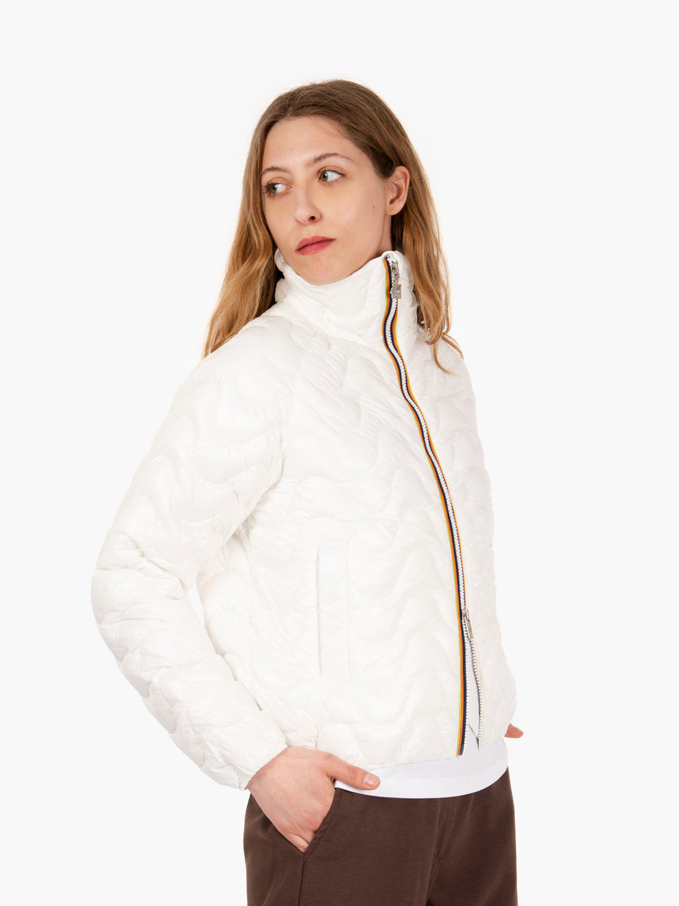 Giacca Soje quilter warm white