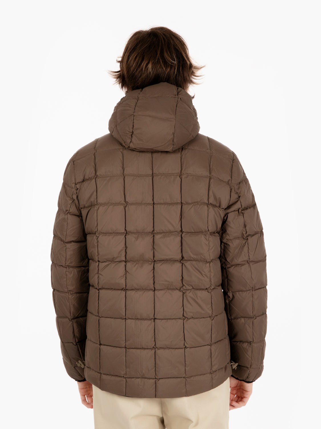 Giacca Thermo double face nera / marrone