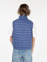 K-WAY - Gilet Valen quilted warm blue fiord