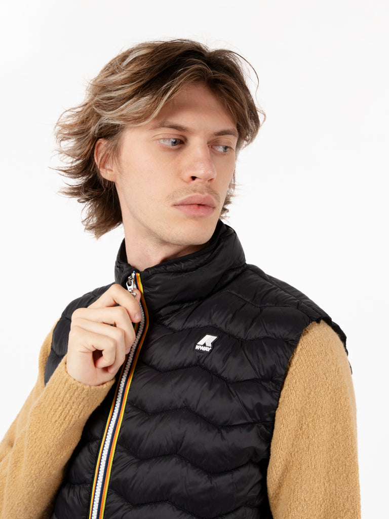 K-WAY - Gilet Valen quilted warm black