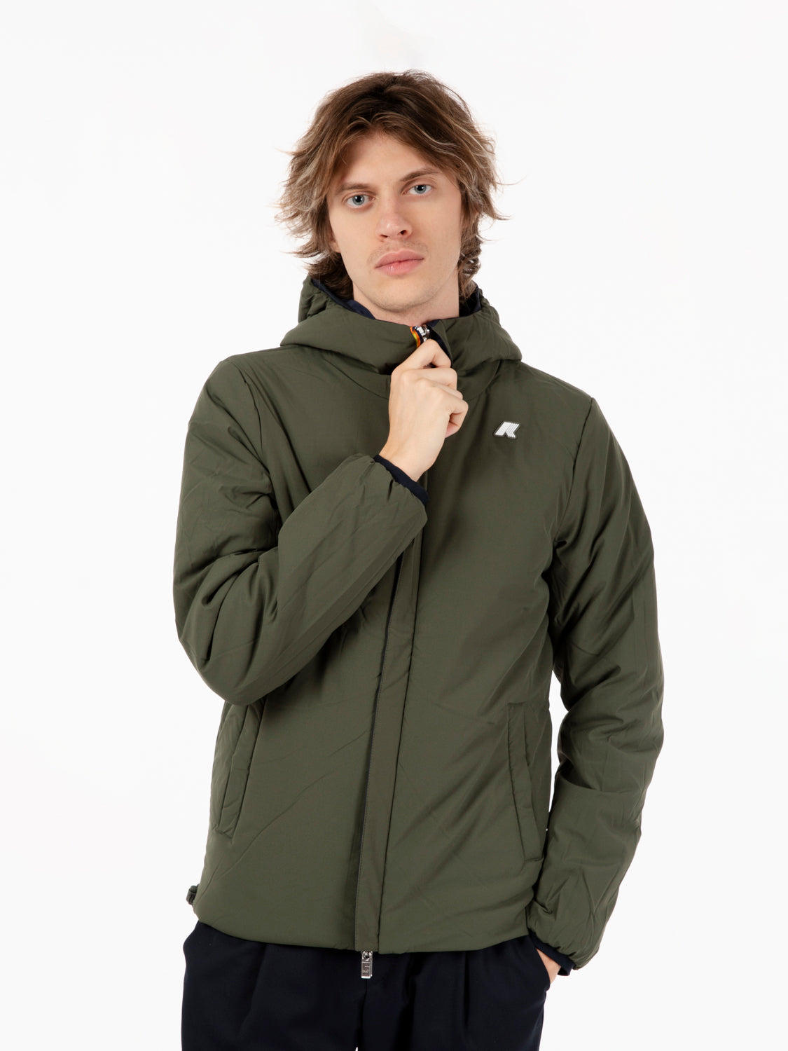 Jack st warm double face blue / green