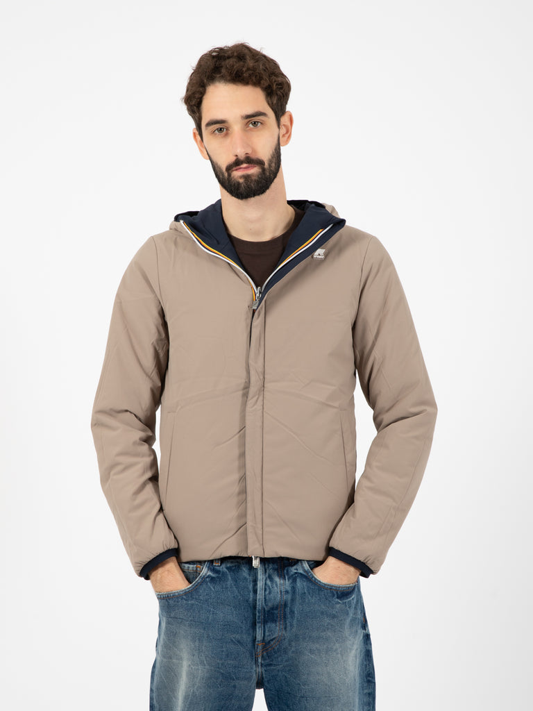 K-WAY - Jack Warm Double blu / taupe