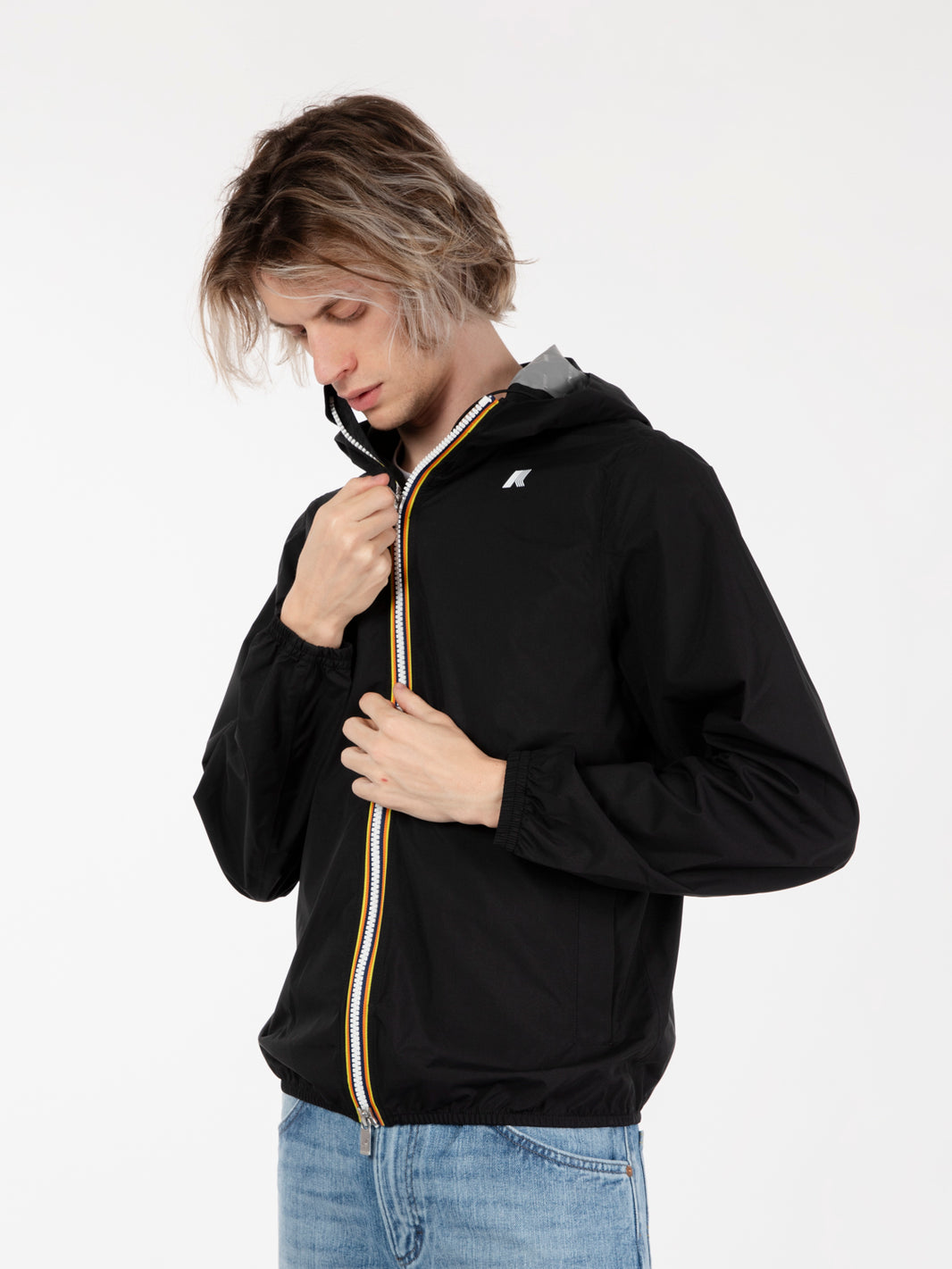 Jacket stretch dot black pure
