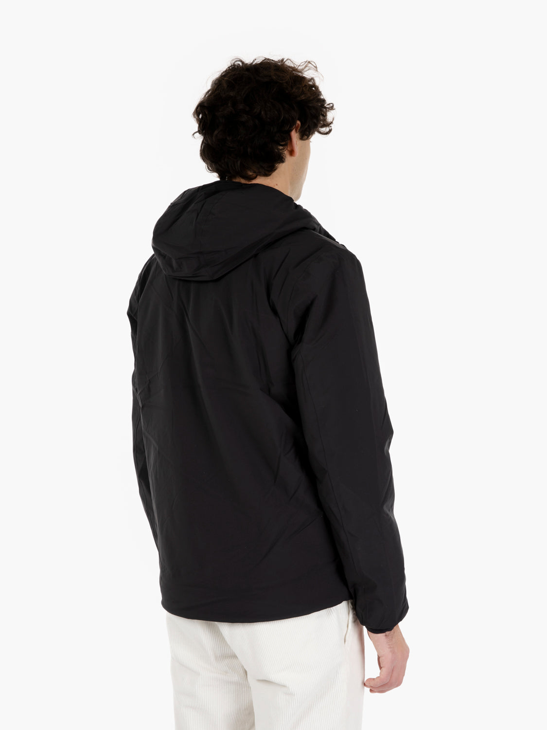 Jacket warm double black pure / green blackish
