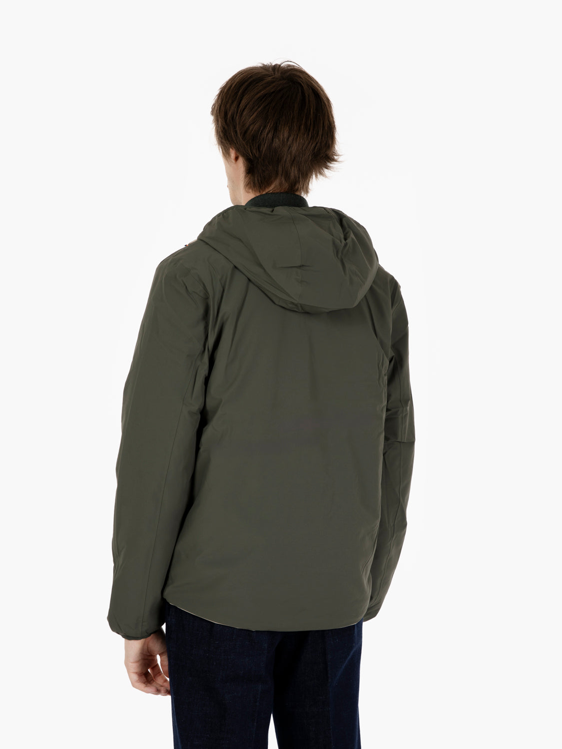 Jacket warm double green blackish / green oak