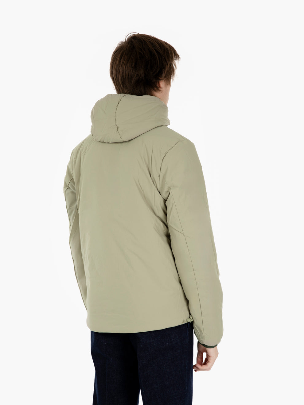 Jacket warm double green blackish / green oak