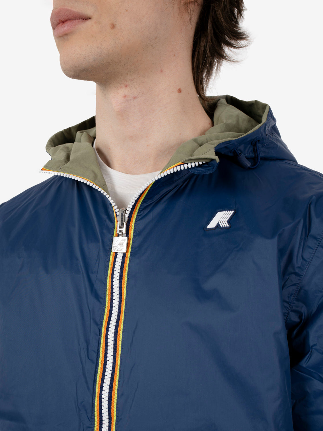 Jake cotton double green lichen / blue