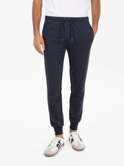 K-WAY - Pantaloni Le Vrai Bishop poly cotton blue