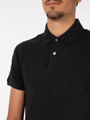 K-WAY - Polo maniche corte Amedee black pure