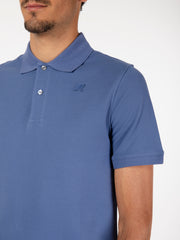 K-WAY - Polo maniche corte Amedee blue fiord