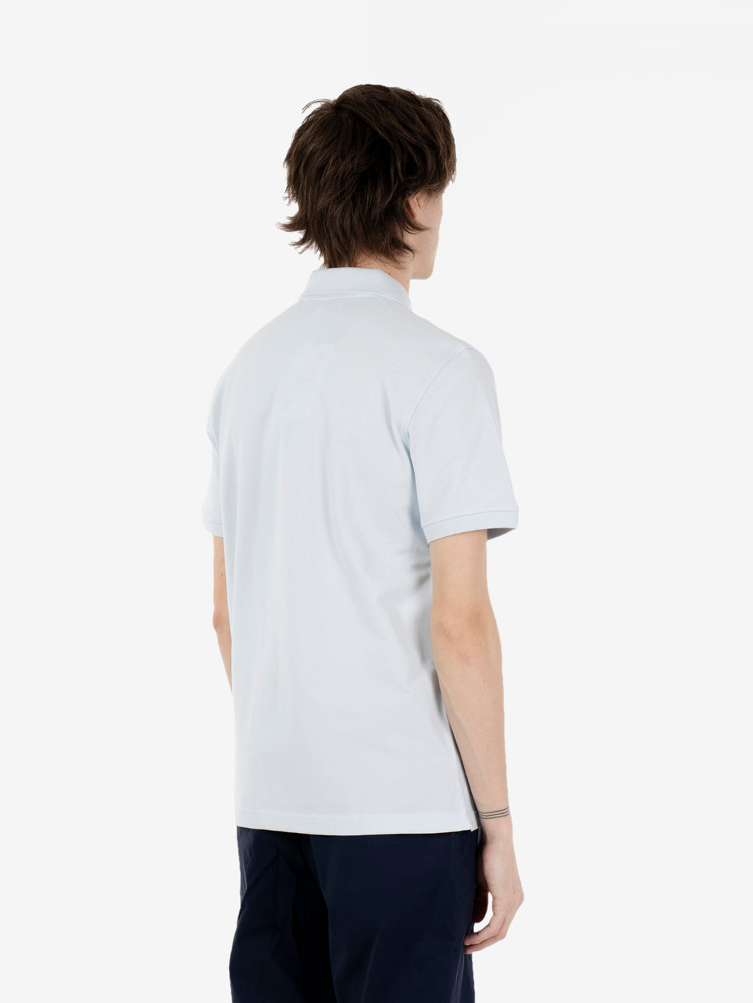 Polo maniche corte Amedee pique blue ballad