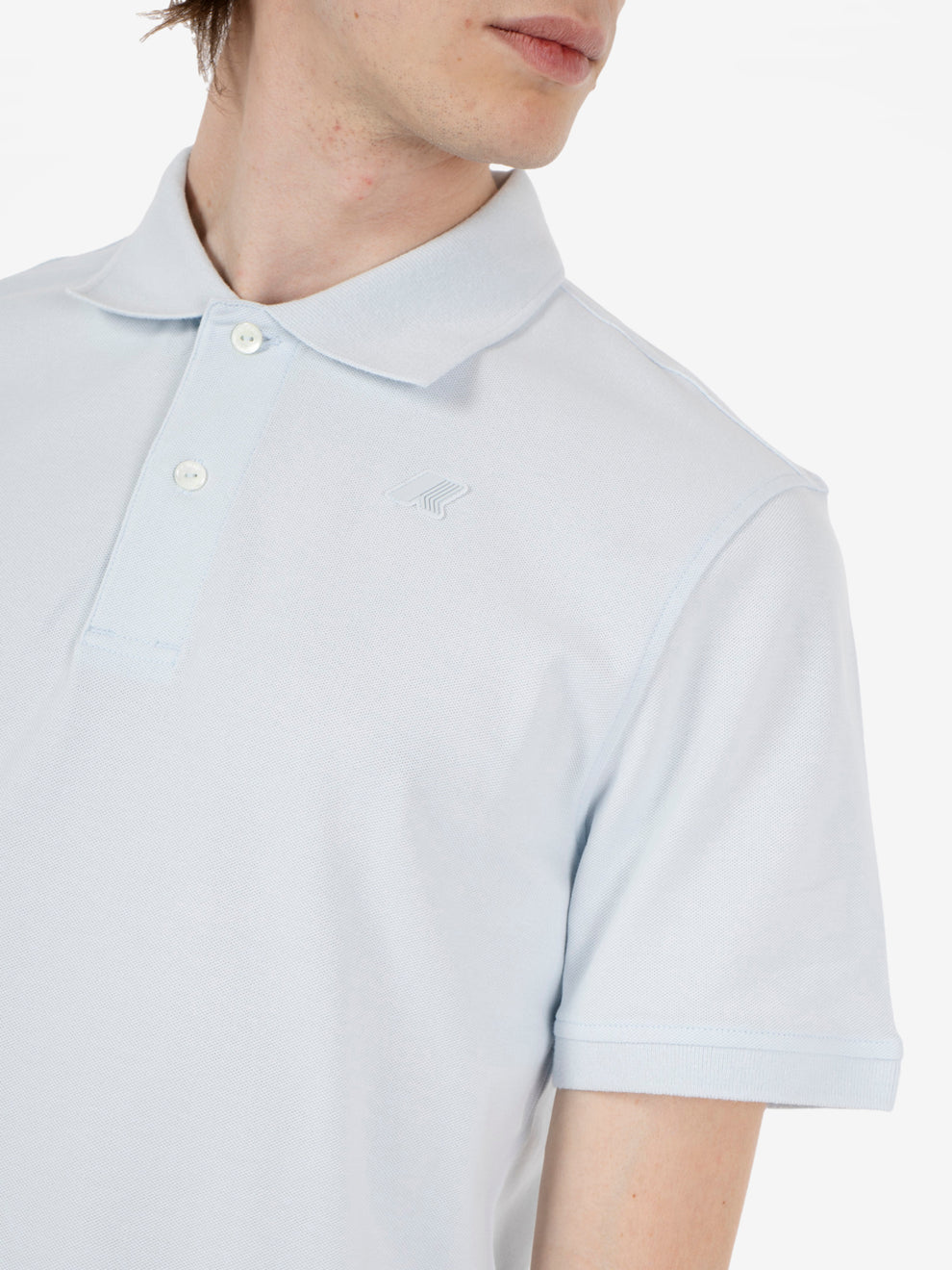 Polo maniche corte Amedee pique blue ballad