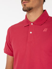 Amedee red short sleeve polo