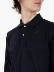 K-WAY - Polo Monju pique blue depth