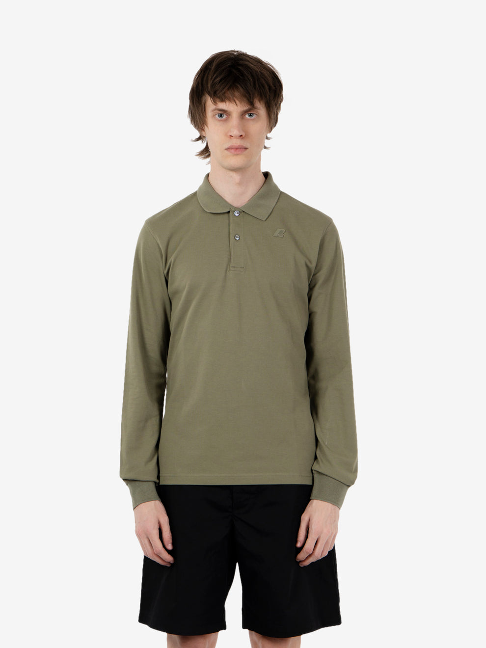 Polo Monju pique green lichen